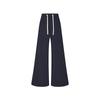 LESSS 2025 Spring Slim Fit Flared Long Pants