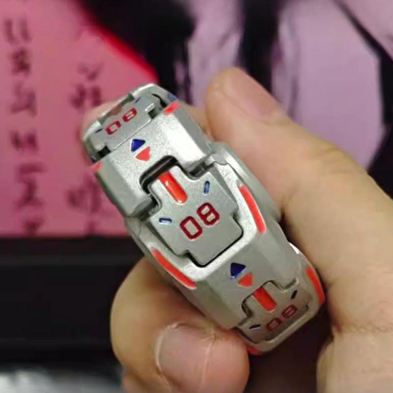 Açık Zırh Parlayan Fidget Spinner EDC Metal GoBiggeR Fırıldak Ucu Jiroskop Stres Giderici Oyuncaklar Döndürülebilir Rahatlatıcı Antistres