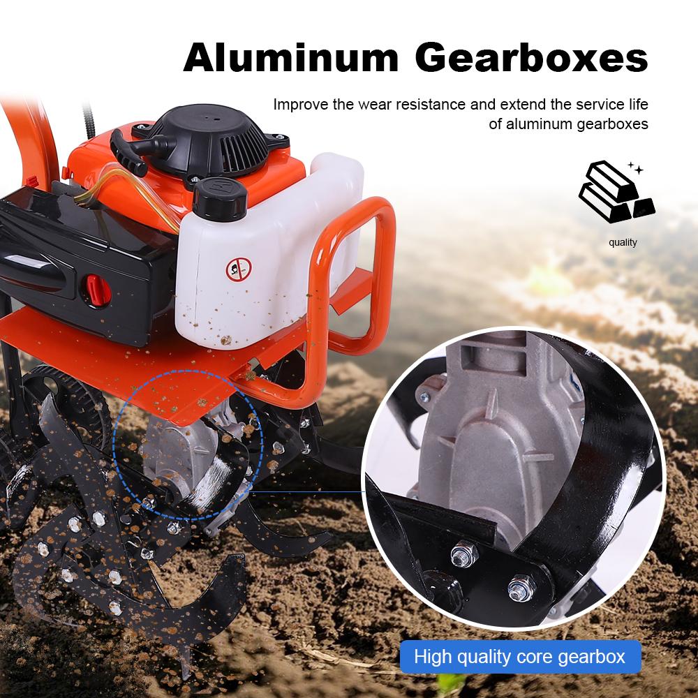 2 Stroke 4 Stroke Gasoline Cultivator Multi-function Gasoline Rotary Tiller Machinery Agricultural Garden Tools for Farm