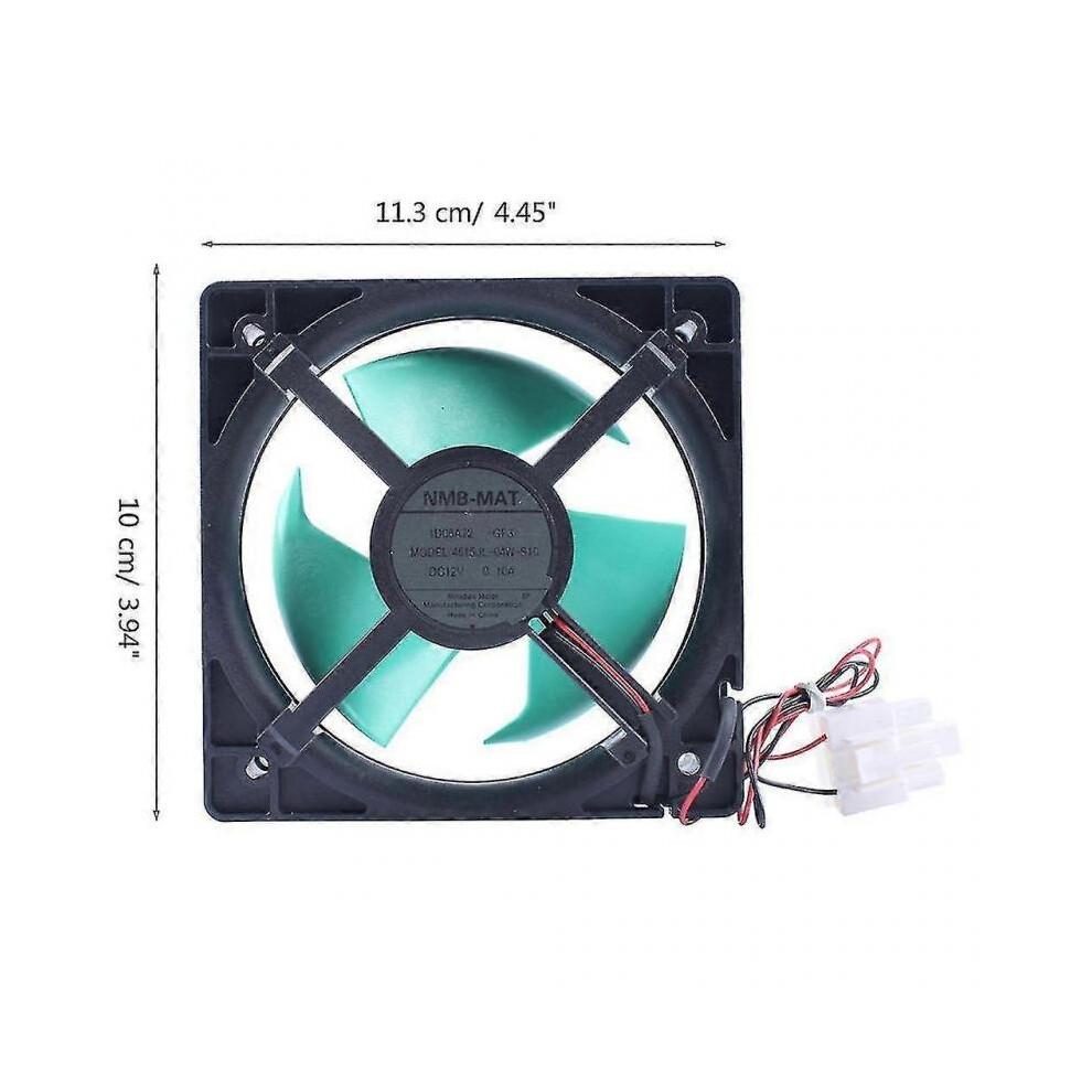 Ventilador de refrigeración incorporado para frigorífico 113 mm Refrigerador para 4515jl-04w-s10 Pala de 3 aspas