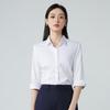 Teluoman Women's 3/4 Sleeve Non-Iron Business Shirt