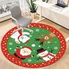 1pc Christmas ornaments Chair Carpet for Office, Soft, Non Slip Polyester Mat, Office, Entryway, Living Room, Bedroom