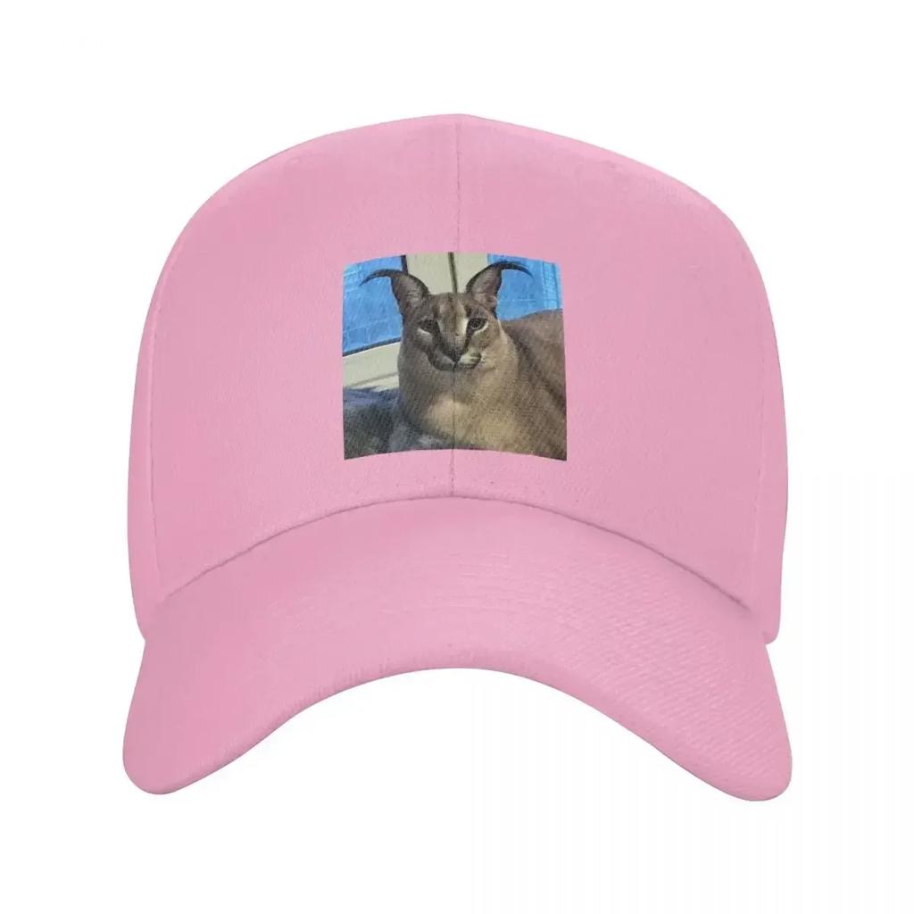 Punk Unisex Big Floppa Funny Meme Baseball Cap Adult Caracal Cat Adjustable Dad Hat Unisex Women Sports Snapback Hats