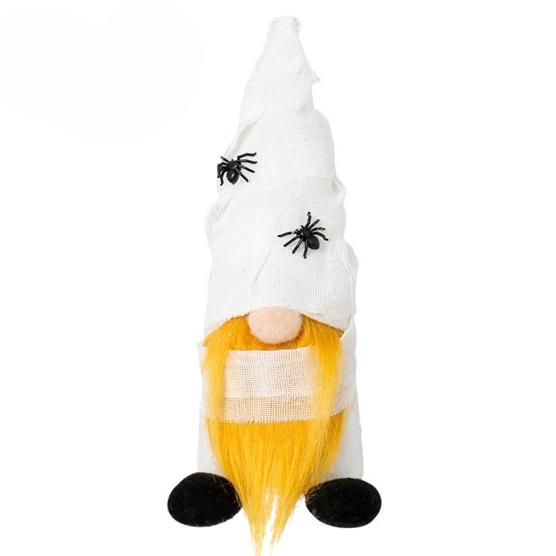 Halloween Decorations: Cute Witch, Bat, Faceless Old Man Doll, Dwarf Figurine, Halloween Party Props