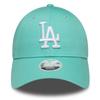 New Era 9forty Logo MLB One Women's Cap, Dodgers/Yankees, (JP, Alphabet, Size, LA-Mint Green/White) [Used]