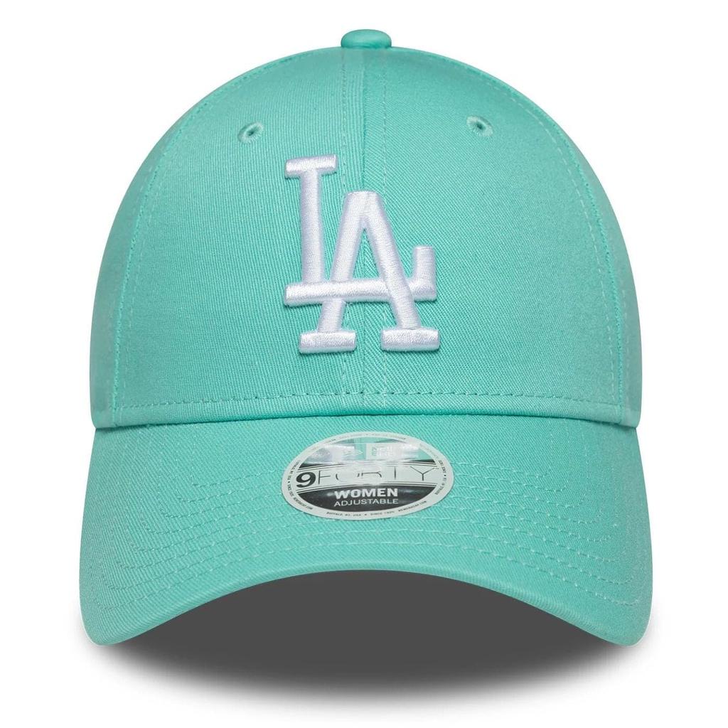 New Era 9forty Logo MLB One Women's Cap, Dodgers/Yankees, (JP, Alphabet, Size, LA-Mint Green/White) [Used]
