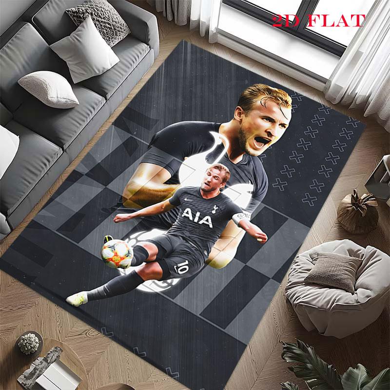 Harry Kane Hero Poster Carpet Rug for Living Room Bedroom Home Sofa Decoration,Kids Play Nonslip Floor Mat
