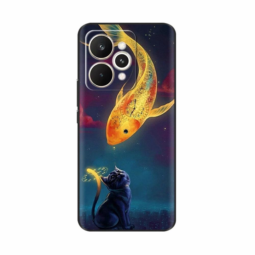 Pro telefon Realme 15 Pro 5G Pouzdro na telefon Roztomilý chránič fotoaparátu Zadní kryt pro pouzdro Realme 15 5G Tekutý silikon Fundas Pouzdra na Realme15 Pro