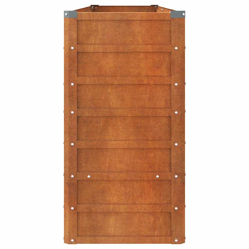 vidaXL Hochbeet Rostig 240x40x77 Cm Cortenstahl