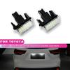 2Pcs Canbus White LED License Number Plate Light For Toyota Camry Avalon Highlander Yaris Prius  Auris E18 Vios Esquire Avensis