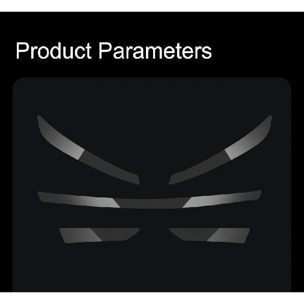 For Tesla Model Y Juniper Headlight Film Clear / Smoked Black TPU Invisible Film For New Model Y 2025 Tail Light Protective Film