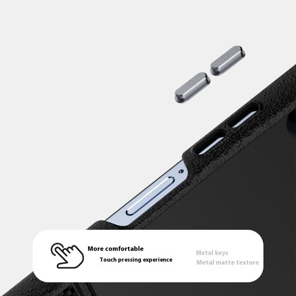 ABEEL For Samsung Galaxy Z Flip7 5G Case Compatible with MagSafe Printed PC Aluminum Alloy Leather Phone Cover