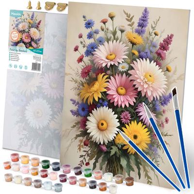 Paint by Number Picture 40x50 Cm Massido Flowers