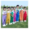 Tute Hip Hop per Bambini Salopette da Ragazza Tuta Romper per Bambini Streetwear per Ragazzi Pantaloni Colorati Scuola
