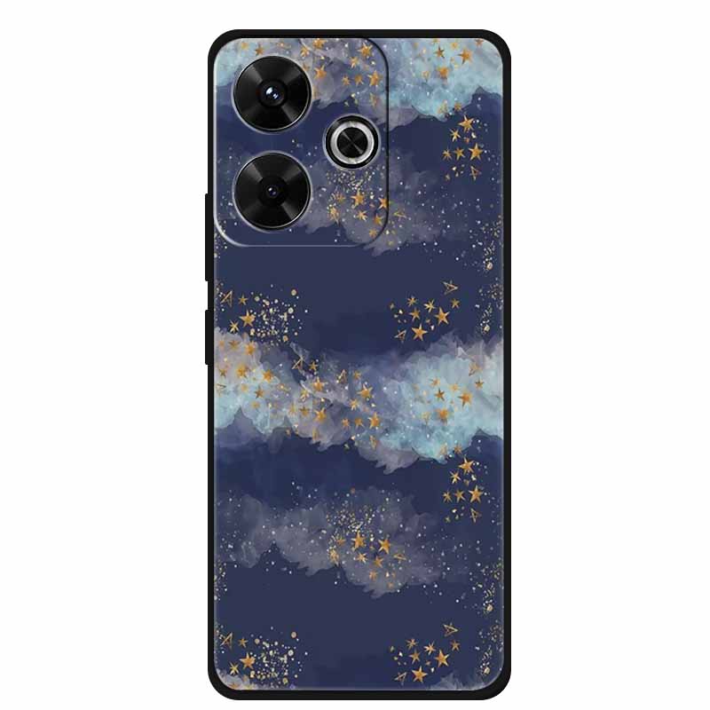 Fashion Cover For Xiaomi Poco M6 Pro Girly Case For Funda Poco M6 Coque Soft Silicone Phone Case Xiaomi Poco M6 Pro Protector