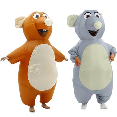 Inflatable Mouse Costume for Adult Blow Up Mouse Style Funny Costume Carnival Halloween Party Cosplay Costume Suit