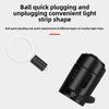 Cycling shape taillights, bicycle running water plug-in lights cycling safety indicators mountain bike riding equipment