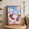 Disney Painting By Numbers Kit Fairy Rainbow Tea Party Hand Painting Home Decor