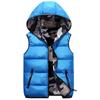 2024 New Girls' Reversible Camouflage Hooded Vest: School Uniform for Middle & Big Kids, Autumn/Winter Cotton