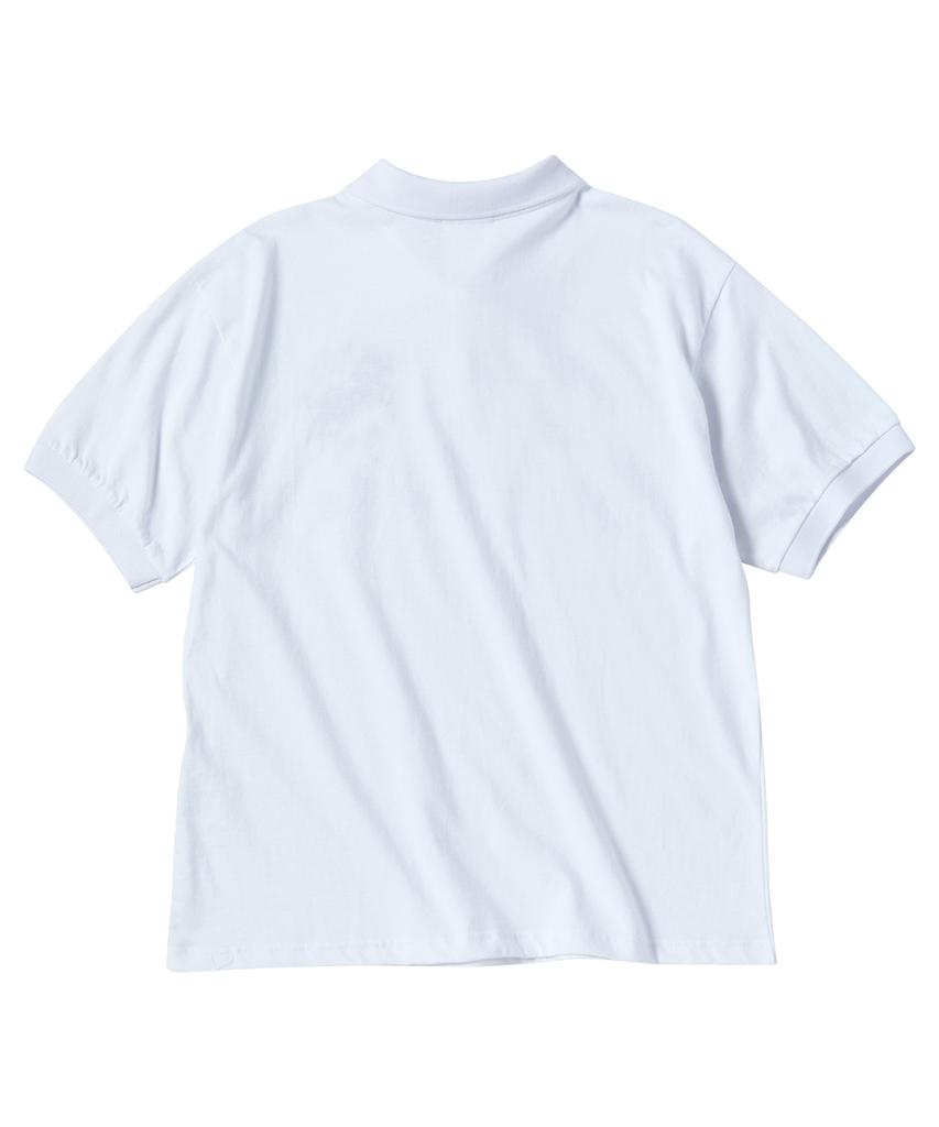 Eontaiteulseoul Untitled Crest Polo Cropped Short Sleeve White