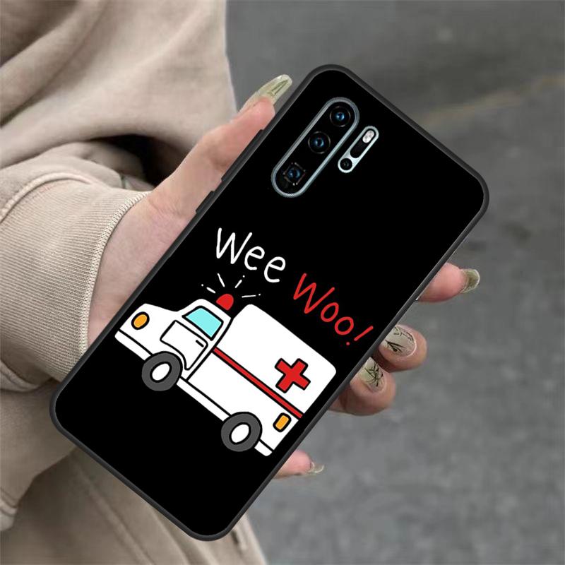 

EMT EMS Ambulance Case For Huawei Nova 10 SE 9 11 11i 8i 3i 5T Y60 Y70 Y90 Y61 Y91 P20 P30 Pro P40 Lite Cover P Smart Z