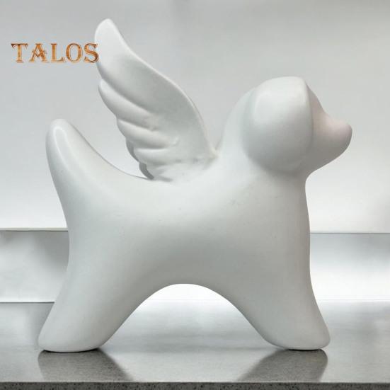 Dog Angel Figurine Memorial Puppy Statue with Wings Resin Dog Angel Sculpture for Loss of Dog Sympathy Gift Garden And Home Indoor Decor