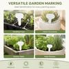 100pcs 5x7cm Plant Tags White Garden Labels Practical Plant Labels  For Garden