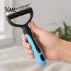 Dematting Comb for Dogs And Cats Double-Sided Pet Grooming Brush, Stainless Steel Cat Undercoat Rake, with Hair Remover Mats Non-Slip Handle