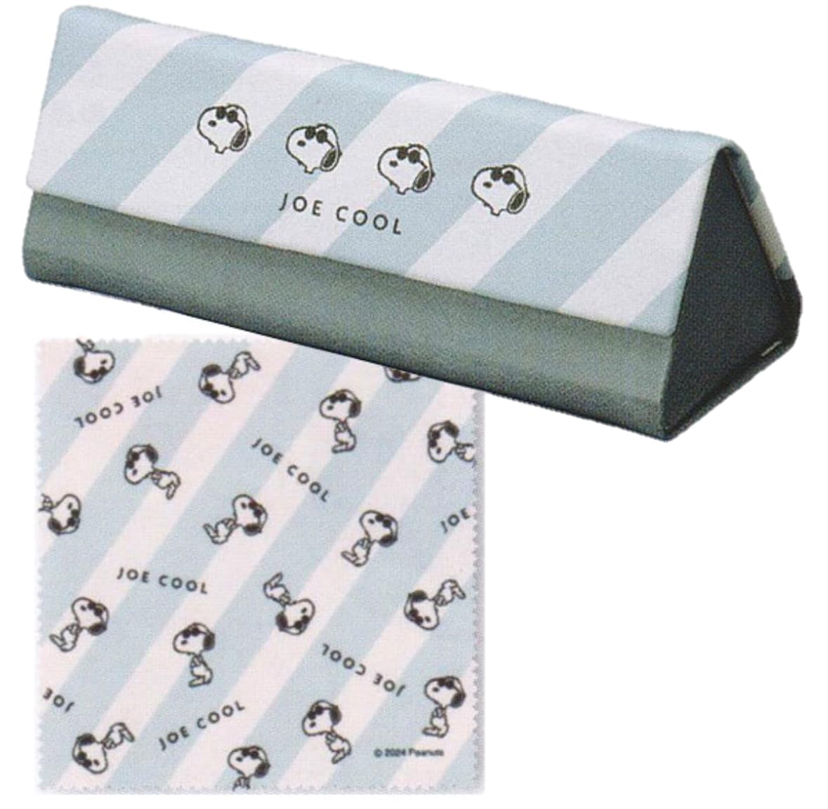 

Футляр для очков с тканью Joe 216756 [Kamio Japan] SNOOPY/Folding [Osumashi Cool] синий