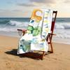 1pc Dinosaur Archaeology Theme Day Beach Towel, DIY Craft Festival Beach Towel, Soft, Absorbent, Quick-Drying, Dinosaur Era