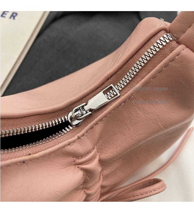 Kleine quadratische Umhängetasche mit Schleife für Damen