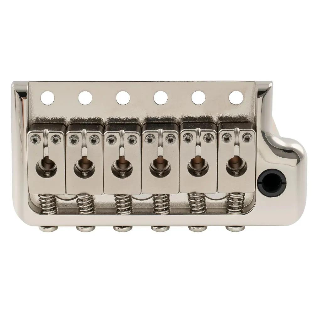 Ultra 52.5 mm (2-1/16 inch) one-piece brass tremolo bridge with 6 screws and knife edge for ST Style electric guitar