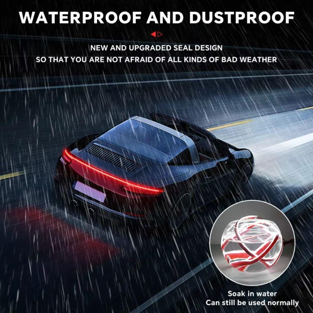 Ultra Bright Universal Car Trunk Ambient Lighting 2M Waterproof LED Light Bars  Car Trunk