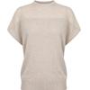 Shop   Women Simple Knit Cap Sleeve Tee Bom Wkn260017   Black