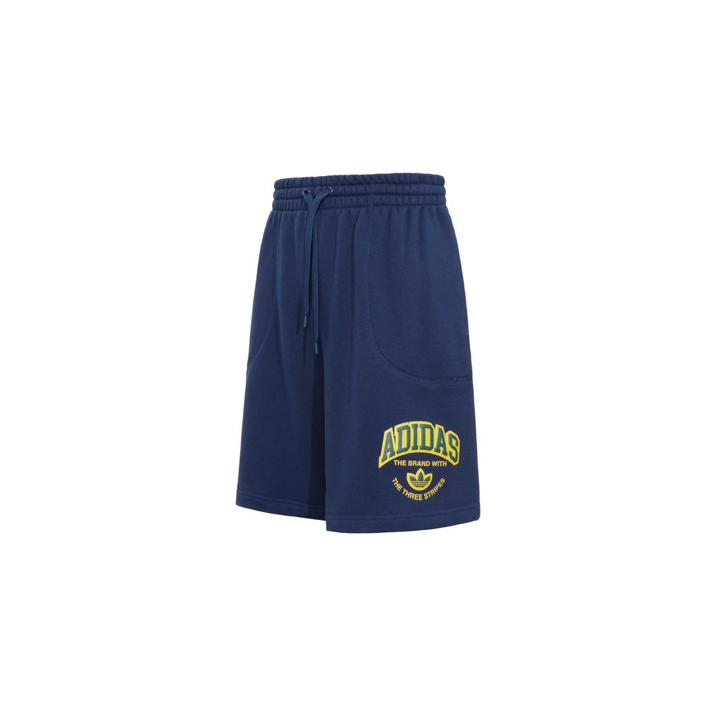 Adidas Originals VRCT SW SHORT Letter Print Casual Shorts Men's Dark Indigo JI7477
