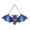 Bat Stained Glass Sun Catcher Translucent Window Hanging Decoration Handmade Acrylic Wall Art Light Catcher for Halloween Home Decor