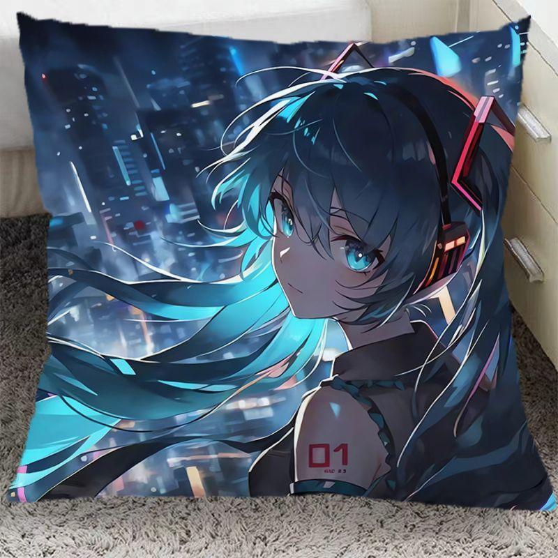 Hatsune Miku Periféria Dvojrozmerný Vankúš Študentská Izba Animácia Spálňový Vankúš Obývacia Izba Pohovka Vankúš Narodeninový Darček