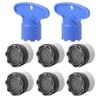 Easy Installion Faucet Aerator with Corrosions Resistant Plastic Designs for Enhances Water Pressure and Filtration