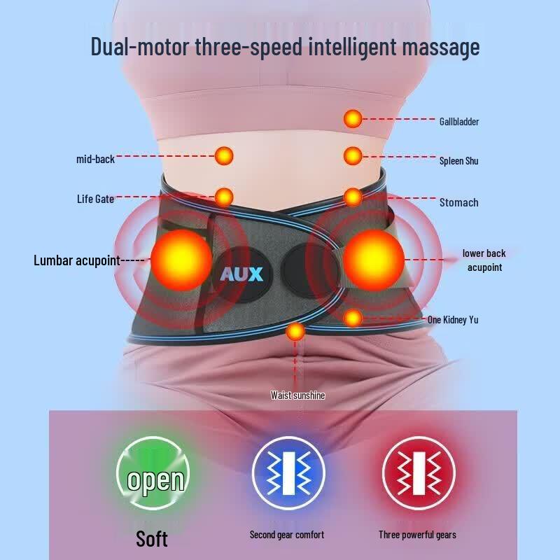 AUX Heating Waist Massager Belt CN plug (adapter included)