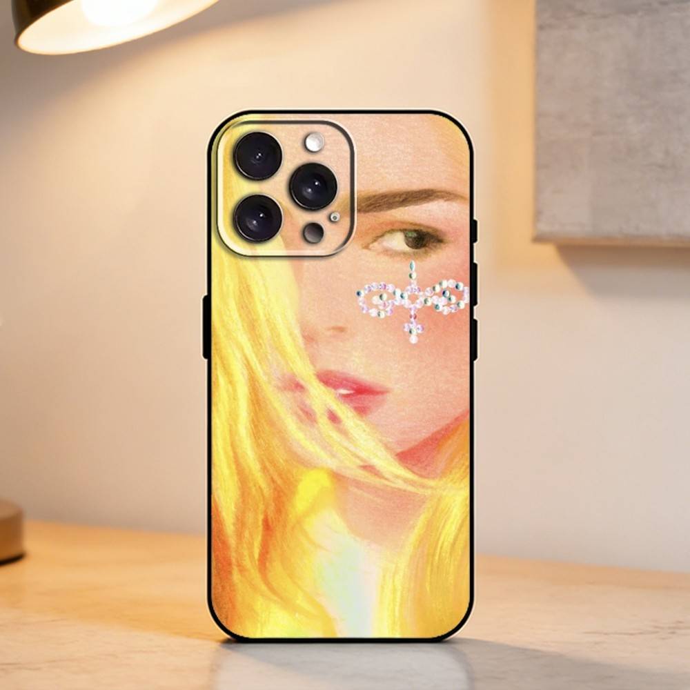 A-Addison Rae   Phone Case For iPhone 17,16,15,14,13,12,11 Plus,Pro Max,XS,Soft Silicone Black Cover