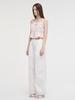 ETMON Shirring Stopper Sleeveless Blouse Pink