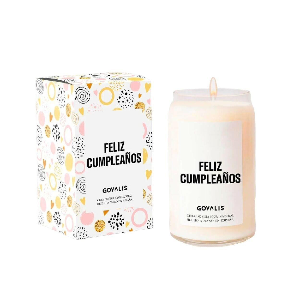 

GOVALIS Feliz Cumpleanos Ароматическая Свеча (500 г) TU прозрачный