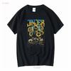 RETRO Jinjer Band Totenkopf Album T-Shirt Schwarz Alle Vintage Gewaschen Lässig Herren Unisex Vielseitig Leicht Stilvoll