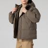 Timberland Urban Outdoor Solid Color Warm Windproof Water-Resistant Down Jacket Men Jacket Chocolate A44PH-BK0