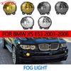 Fog Lights H11 Bulbs Car Front Bumper Left Right For BMW X5 E53 2003-2006