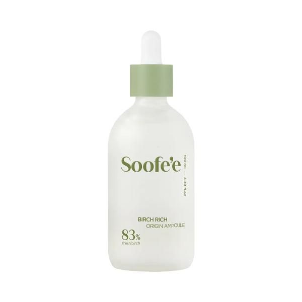 [Soofee] Birch Sap Hydrating Ampoule Intensive Moisture Skin Barrier Repair Serum Korean Skincare for Dry Sensitive Skin 100ml