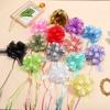 5 Stücke DIY Hochzeit Auto Bogen Bänder Geschenk Wrap Pull Bögen Knoten Neue Hochzeit Auto Band Hochzeit Auto Dekor