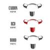 Carbon Fiber Car Steering Wheel Handle Frame Cover Trim Accessories For Hyundai KONA SX2 2026-2026 Car Tuning Supplies