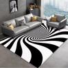 3D Stereoscopic Visual Square Living Room Carpet Illusions Trap Pattern Entry Bedroom Coffee Table Floor Mat