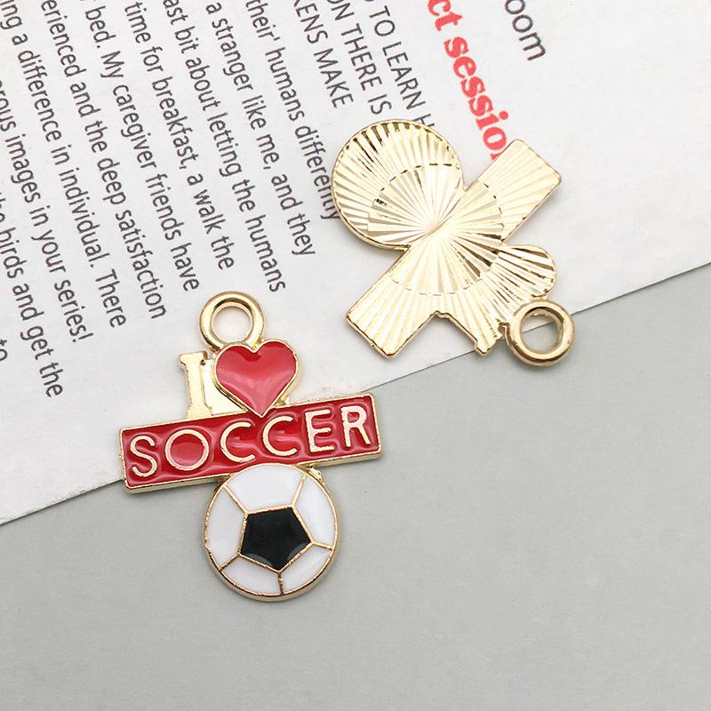 Korean Style Soccer World Cup Jersey Keychain & DIY Bracelet Pendant